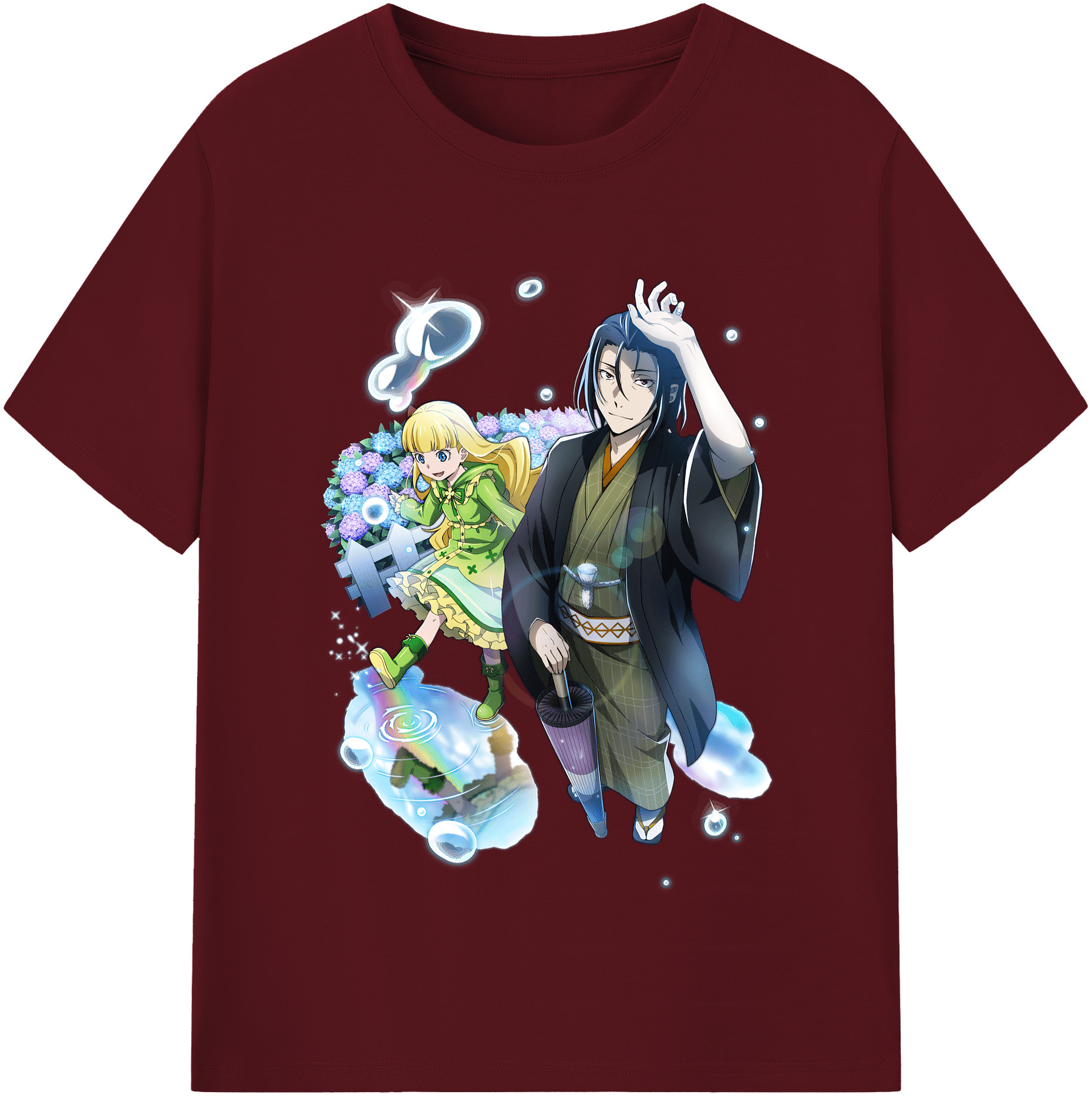 （画像用） 文豪ストレイドッグス Bungo Stray Dogs 綿100％半袖Tシャツ（フロントプリント）